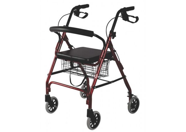 Vissco Dura Rollator with seat and Basket