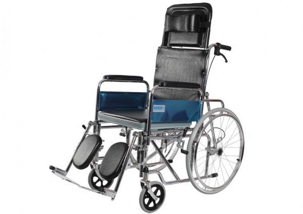 Vissco Rodeo Ext Reclining Wheelchair with Commode
