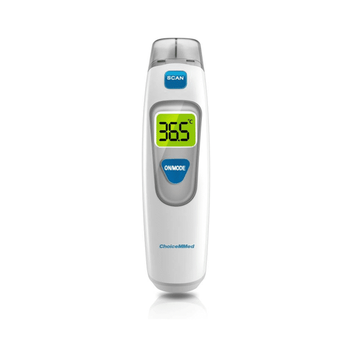 ChoiceMMed CT5D1 Infrared (Dual Mode-Forehead & Ear) Thermometer White