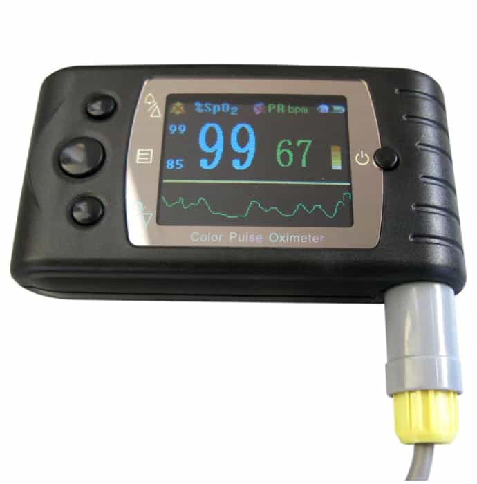 Contec CMS 60C Handheld Pulse Oximeter Black