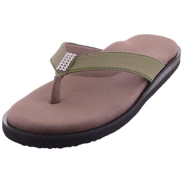 Dia One Orthopedic Sandal Rubber Sole MCP Insole Diabetic Footwear for Women Dia_34 Size 6