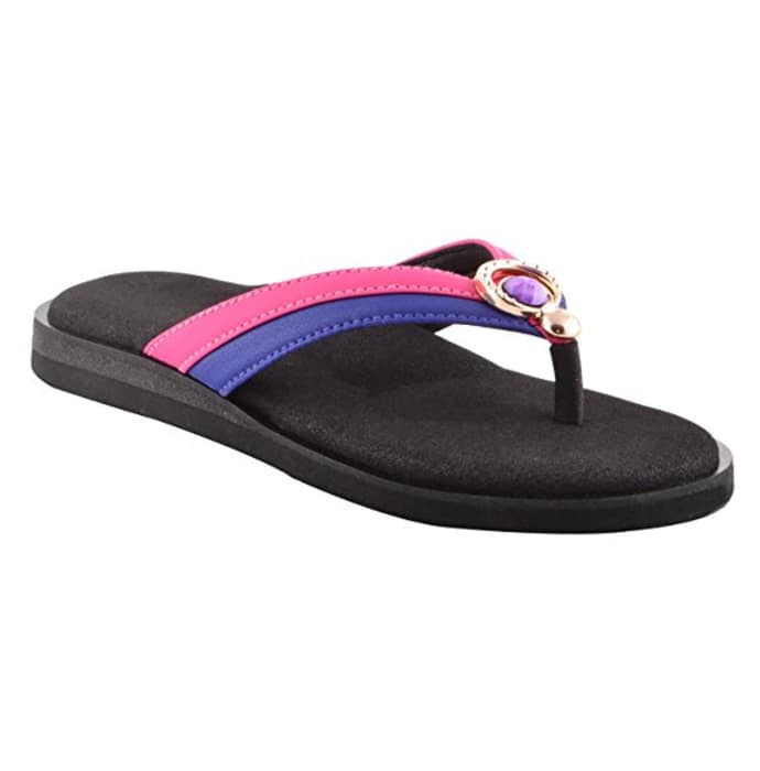 Dia One Orthopedic Sandal Rubber Sole MCP Insole Diabetic Footwear for Women Dia_65 Size 7