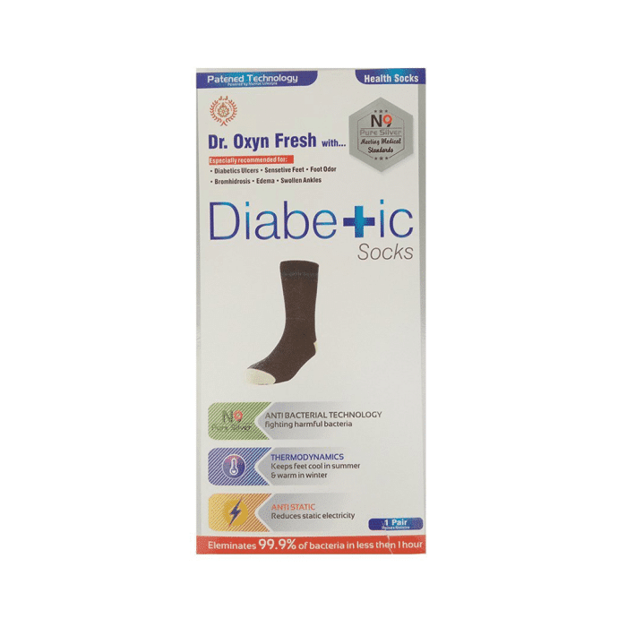 Dr.Oxyn Fresh Silver Diabetic Socks