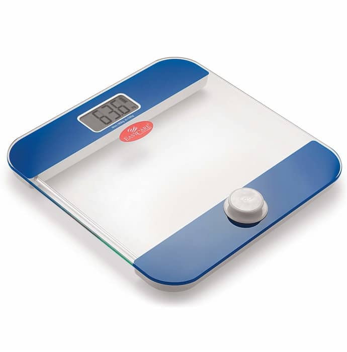 Easy Care EC 3321 Battery Free and One Press to Power Up Weighing Scale Blue