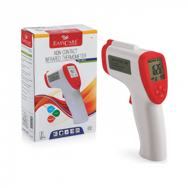 Easy Care EC 5031 Non-Contact Infrared Thermometer Red