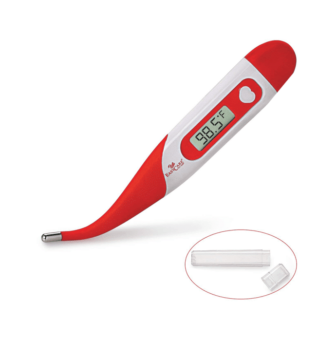 Easy Care EC 5058 Digital Thermometer Flexible Red