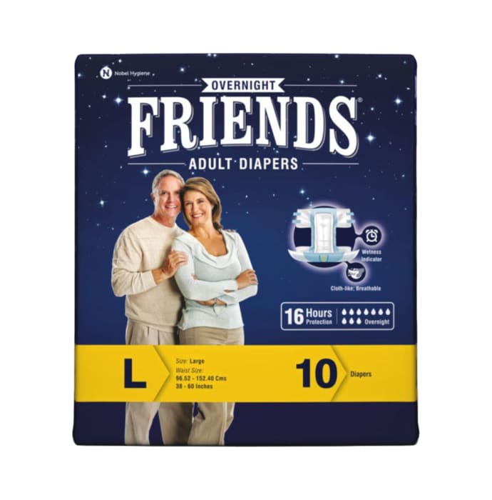 Friends Overnight Adult Diaper L