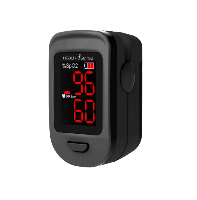 Health Sense FP 900 Accu Beat Fingertip Pulse Oximeter Black