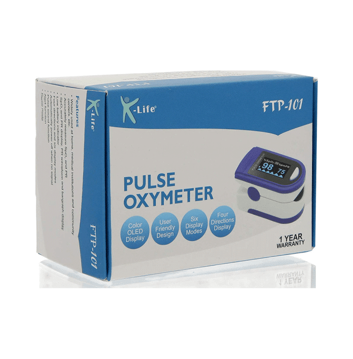K-Life Finger Tip Pulse Oximeter Blue FTP 101