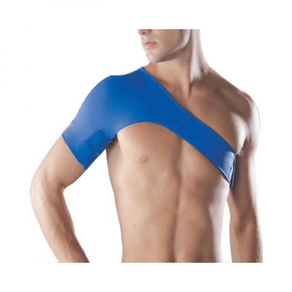 Medtrix Compression Neoprene Shoulder Brace Blue Right