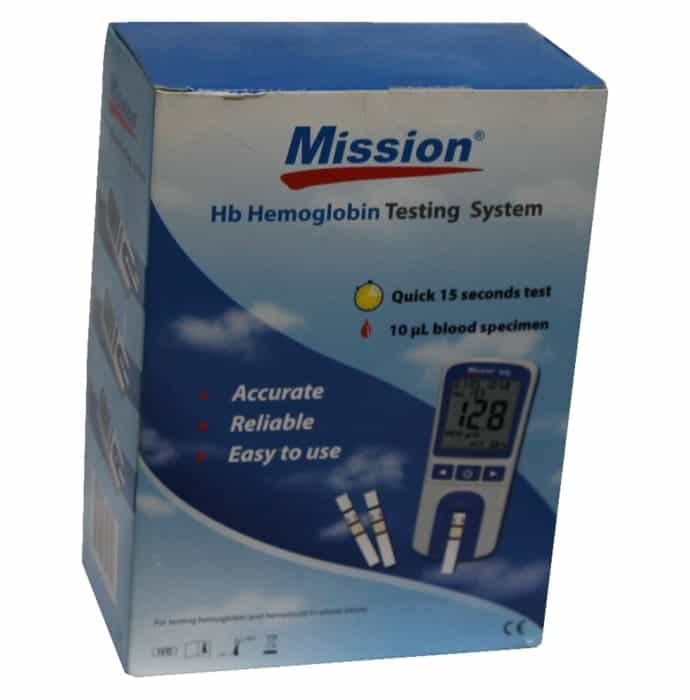 Mission HB Hemoglobin Testing System