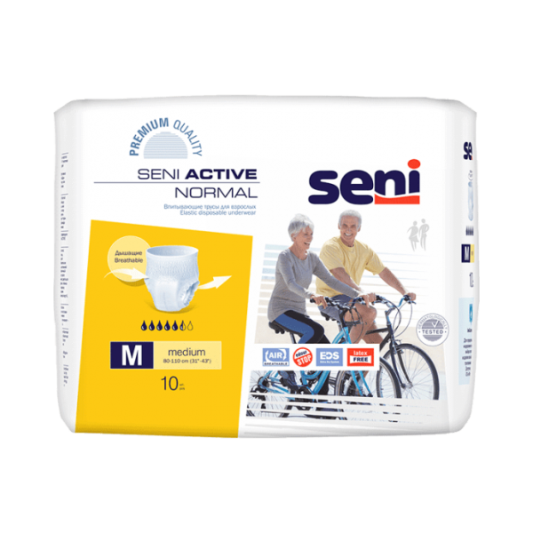 Seni Active Normal Elastic Disposable Underwear Diaper M