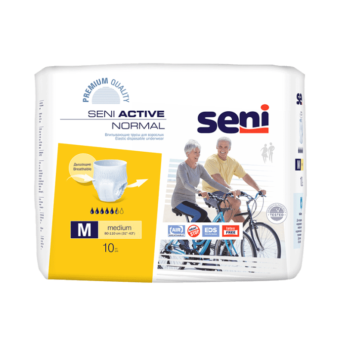 Seni Active Normal Elastic Disposable Underwear Diaper M