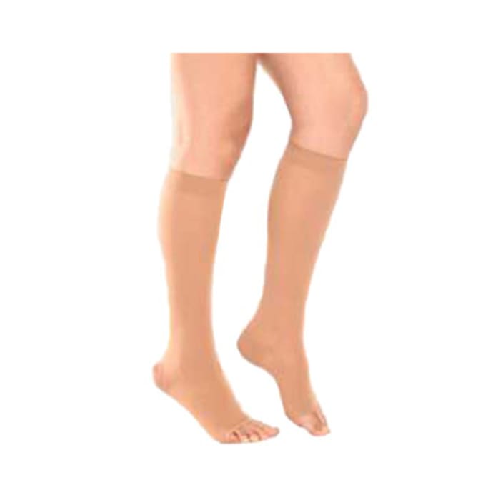 Tynor I-66 Medical Compression Stocking Below Knee High Class 1 (Pair) L
