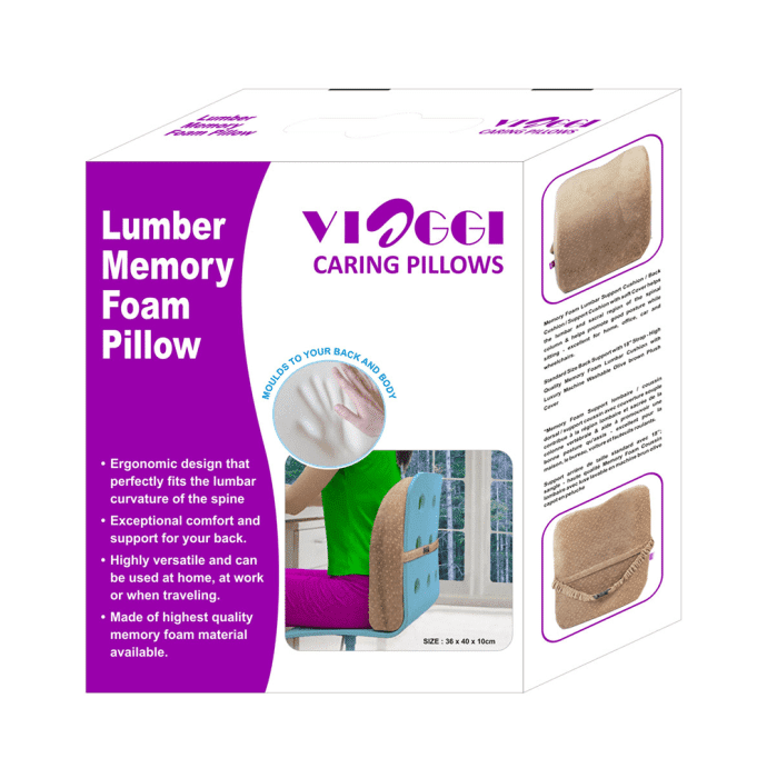Viaggi Lumber Memory Foam Pillow