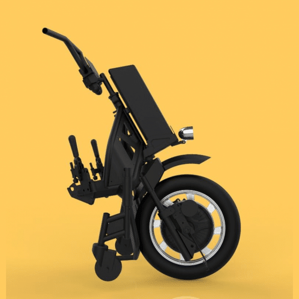 (Side) Buy Neomotion® NeoBolt Strap-On Battery Powered Scooter for Wheel Chairs in Pune & Mumbai, India