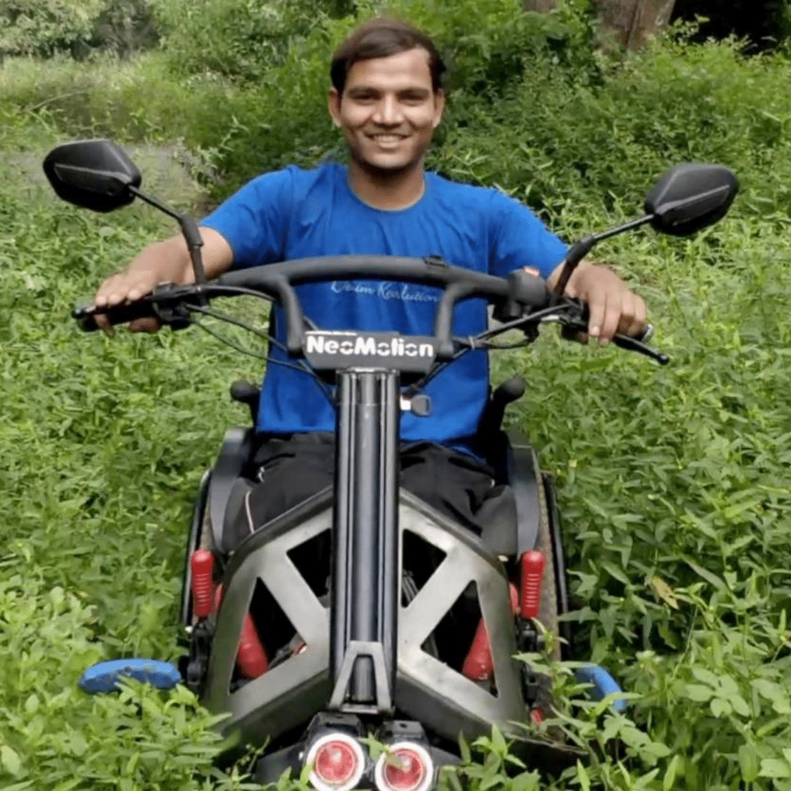 (User) Buy Neomotion® NeoBolt Strap-On Battery Powered Scooter for Wheel Chairs in Pune & Mumbai, India