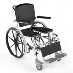 Buy Arcatron Prime Stainless Steel Self-Propelled Shower Commode Chair (Frido SSS100) Online in Pune & Mumbai, India - ElderLiving
