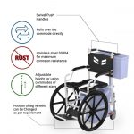 Buy Arcatron Fold-Pack-n-Go Portable Self Propelled Shower Commode Chair (Frido GO) Online in Pune & Mumbai, India - ElderLiving